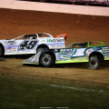 Jonathan Davenport and Tyler Erb in the Dirt Track World Championship - Lucas Oil Late Model Dirt Series 8973