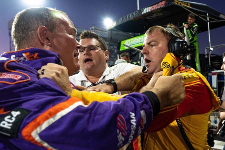 NASCAR crew members fight at Martinsville Speedway