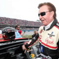 Richard Childress drives Dale Earnhardt Sr race car at Talladega Superspeedway - NASCAR