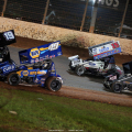 Brad Sweet and Donny Schatz on The Dirt Track at Charlotte - World of Outlaws Sprint Car Series 1020