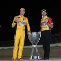 Kyle Busch and crew chief Adam Stevens - 2019 NASCAR Cup Series champions