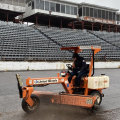 Dale Earnhardt Jr on a sweeper at North Wilkesboro Speedway
