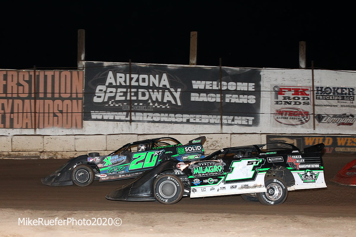 Ricky Thornton Jr and Johnny Scott - Arizona Speedway