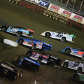 Tim McCreadie, Jonathan Davenport, Kyle Bronson, Dennis Erb Jr, Brandon Overton at East Bay Raceway Park - Lucas Oil Late Model Dirt Series 4038