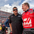 Tony Stewart and Cole Custer