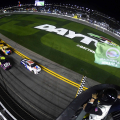 William Byron and Jimmie Johnson in Duel 2 at Daytona International Speedway - NASCAR
