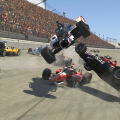 INDYCAR iRacing crash - Michigan International Speedway