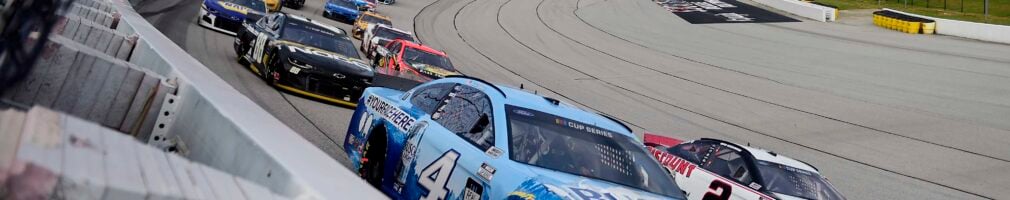 Kevin Harvick and Brad Keselowski at Darlington Raceway - NASCAR Cup Series