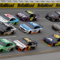Kyle Busch leads Christopher Bell, Cole Custer, Bubba Wallace, Jimmie Johnson and William Byron at Talladega Superspeedway - NASCAR