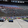 Aric Almirola and Ryan Blaney at Texas Motor Speedway - NASCAR Cup Series