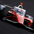 James Hicnhcliffe at the Indianapolis Motor Speedway - Indycar Series