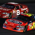 Jeff Gordon and Dale Earnhardt Jr at Charlotte Motor Speedway in 2007 - NASCAR Cup Series