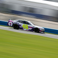 Jimmie Johnson on the Daytona Road Course - NASCAR Cup Series - White Ally Paint Scheme