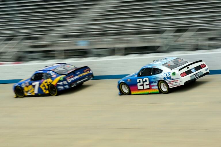 Justin Allgaier and Austin Cindric - Dover International Speedway - NASCAR Xfinity Series