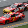 Justin Allgaier and Michael Annett on the Daytona Road Course - NASCAR Xfinity Series - JR Motorsports