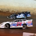 Kyle Larson and Hudson O'Neal at Port Royal Speedway - Lucas Oil Late Model Dirt Series 2782
