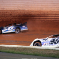 Kyle Larson and Jonathan Davenport at Port Royal Speedway - Lucas Oil Late Model Dirt Series 2359