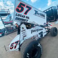 Kyle Larson at Knoxville Raceway 2 - World of Outlaws