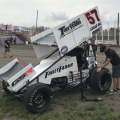 Kyle Larson at River Cities Speedway - World of Outlaws Sprint Car Series