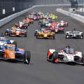 Scott Dixon and Marco Andretti - Indy 500 at Indianapolis Motor Speedway - Indycar Series