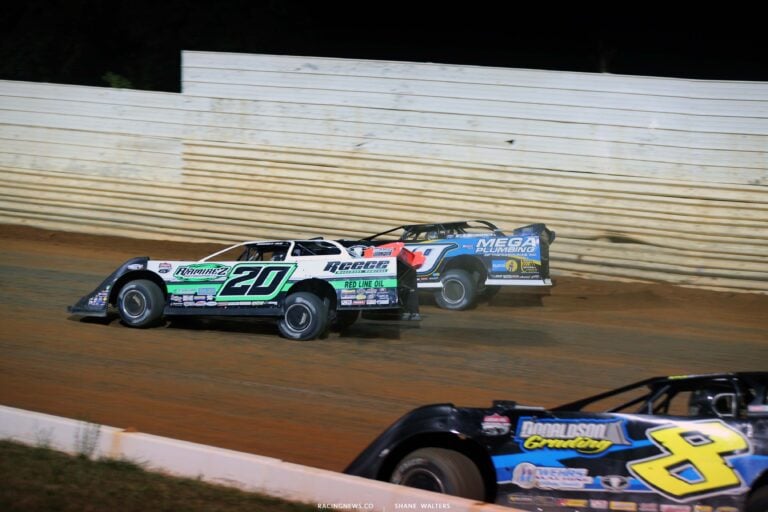 Tim McCreadie and Jimmy Owens at Port Royal Speedway - Lucas Series - Dirt Late Model Racing 2532