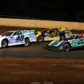 Jonathan Davenport, Jimmy Owens and Billy Moyer Jr at Ponderosa Speedway - Lucas Oil Late Model Dirt Series 3063