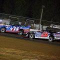 Josh Richards and Ricky Thornton Jr at Brownstown Speedway - Lucas Oil Late Model Dirt Series 4308