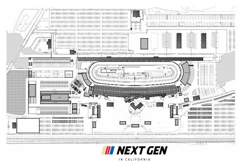 Next Gen in California - Auto Club Speedway short track project