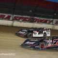 Ricky Weiss and Shannon Babb at Eldora Speedway