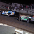 Tim McCreadie and Jimmy Owens at I-80 Speedway - Lucas Oil Late Model Dirt Series 4097