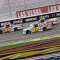 Travis Pastrana and Conor Daly at Las Vegas Motor Speedway - NASCAR Truck Series