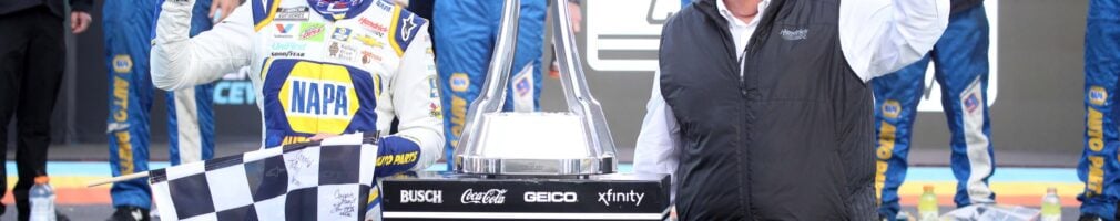 Chase Elliott and Rick Hendrick - NASCAR