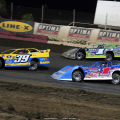Tim McCreadie, Tyler Erb and Brandon Sheppard at East Bay Raceway Park - Lucas Oil Late Model Dirt Series 8919