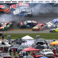 Daytona 500 crash photo - NASCAR Cup Series - Daytona International Speedway