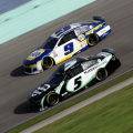 Kyle Larson and Chase Elliott at Homestead-Miami Speedway - NASCAR Cup Series