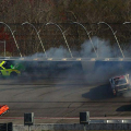 NASCAR Xfinity Series crash at Atlanta Motor Speedway