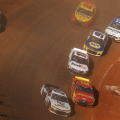 William Byron, Ryan Blaney, Denny Hamlin, Chase Elliott - Bristol Dirt Track - NASCAR Cup Series