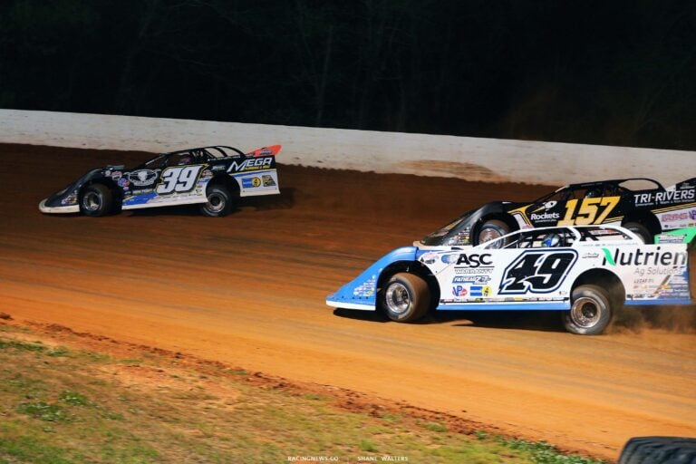 Tim McCreadie, Jonathan Davenport and Mike Marlar at Ponderosa Speedway - Lucas Oil Late Model Dirt Series 5151