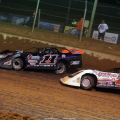 Josh Rice and Hudson O'Neal at Florence Speedway - Lucas Oil Late Model Dirt Series 5637