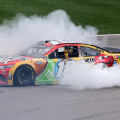 Kyle Busch - Burnout - Kansas Speedway - NASCAR Cup Series