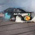 Martin Truex Jr burnout - Darlington Raceway _ NASCAR Cup Series