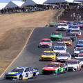 Chase Elliott, William Byron, Christoper Bell at Sonoma Raceway - NASCAR Cup Series