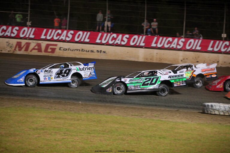 Jonathan Davenport, Jimmy Owens, Michael Arnold - Magnolia Motor Speedway - Dirt Track Racing 6825