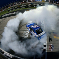 Kyle Larson wins - Burnout - NASCAR All-Star Race - Texas Motor Speedway