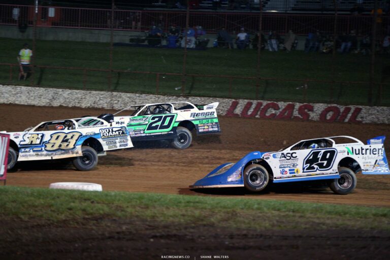 Jimmy Owens, Jonathan Davenport - Lucas Oil Speedway - Lucas Oil Late Model Dirt Series 7459