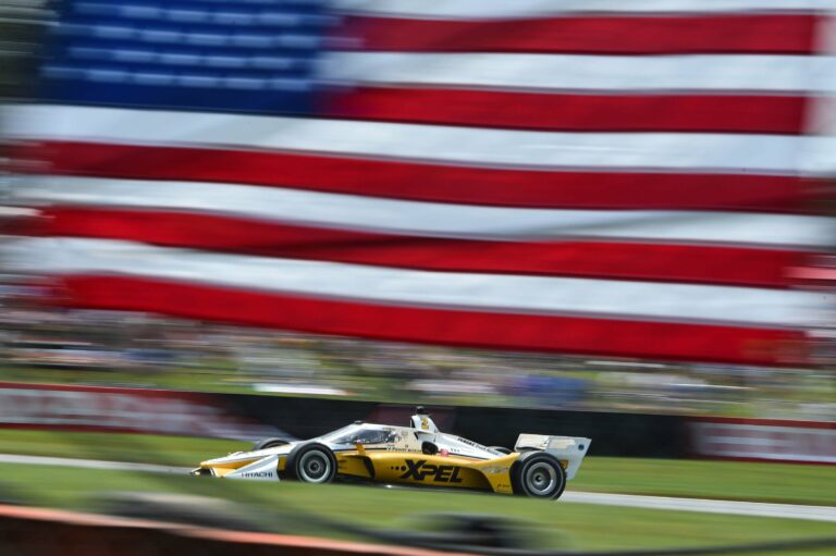 Josef Newgarden American Flag - Mid-Ohio - Indycar Series