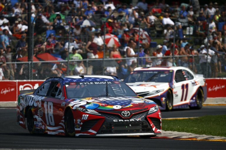Kyle Busch, Denny Hamlin - Road America - NASCAR Cup Series