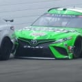 Kyle Busch hits pace car at New Hampshire Motor Speedway