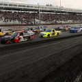 Parker Price-Miller, Kyle Strickler, Matt Crafton - Knoxville Raceway Dirt Track - NASCAR Truck Series