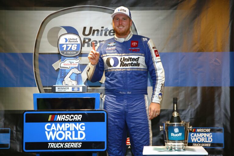 Austin Hill wins at Watkins Glen International - NASCAR Truck Series